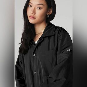 Alo Womens Black Lightweight Packable Jacket
